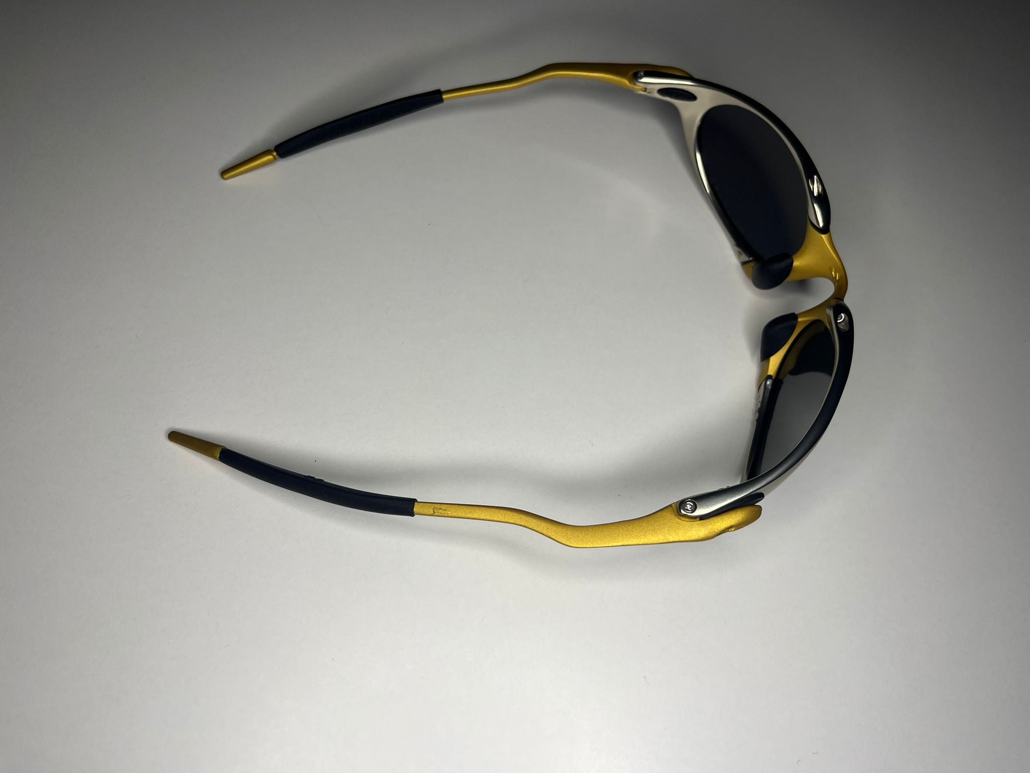 Predator- Silver and Gold Frames- Green Blue Lenses Polarized