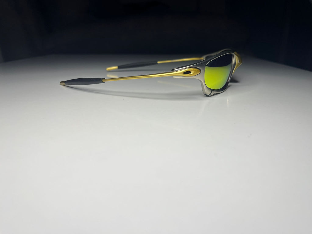 Resolute- Plasme Matte Frames- Metallic Yellow and Green Lenses