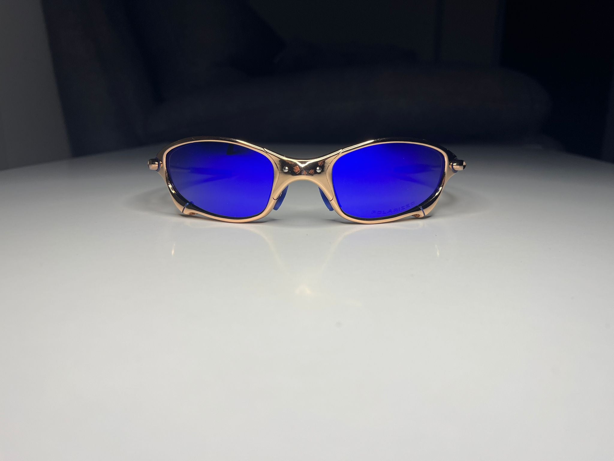 Resolute- Copper Frame - Blue Lenses- Polarized