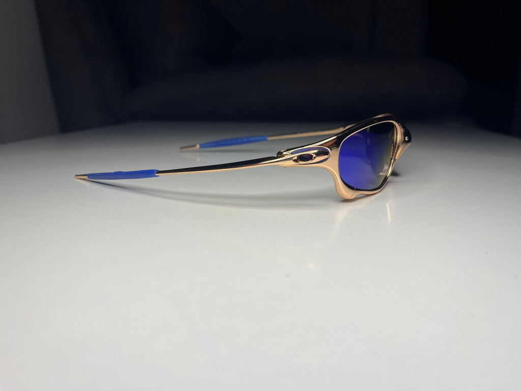 Resolute- Copper Frame - Blue Lenses- Polarized