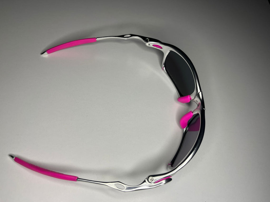 Navigator- Plasma Frames- Pink Rubbers- Pink Metallic Lenses Polarized