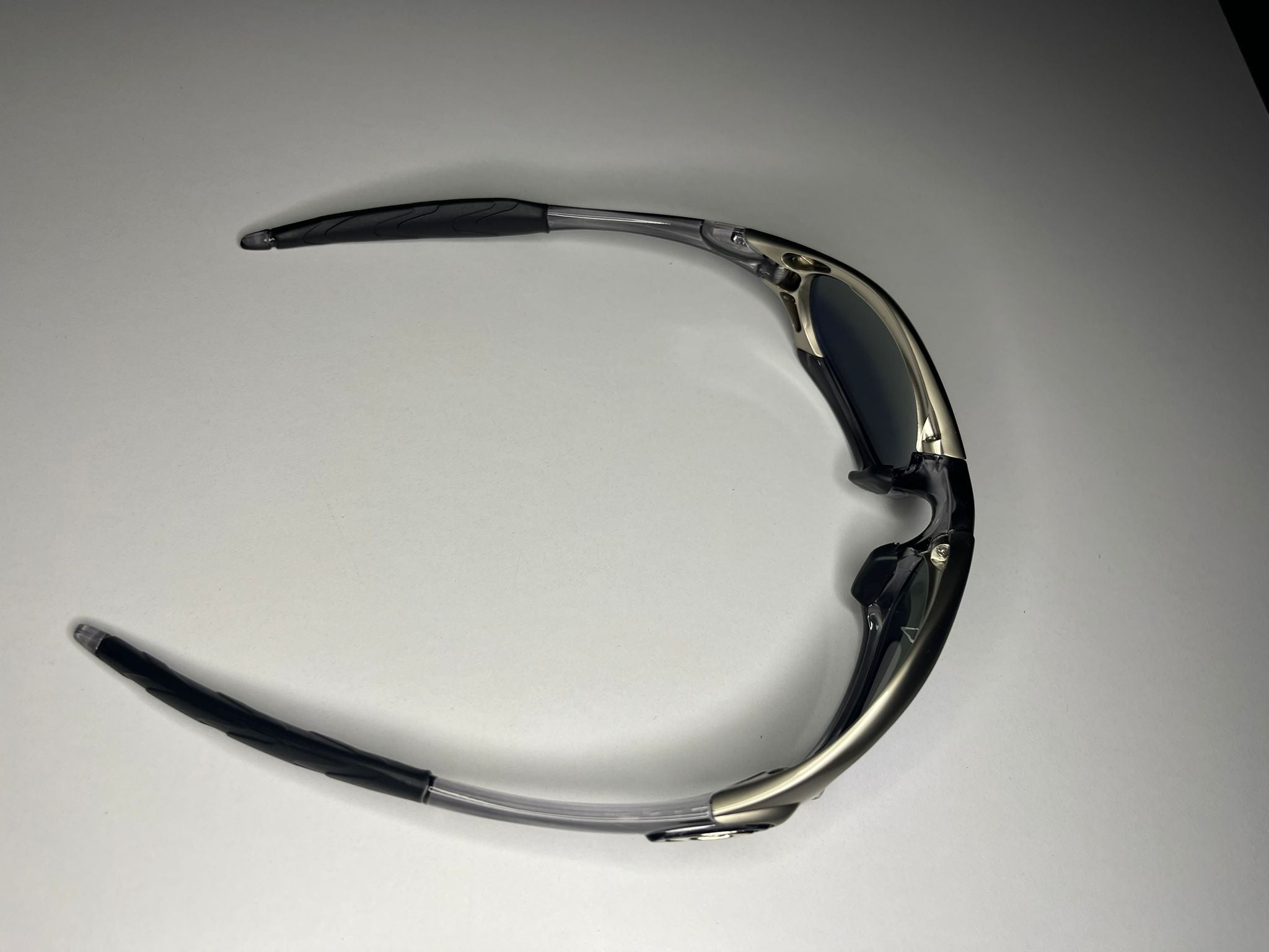 Vortex- Polished Black Matte Plasma Frames- Metallic Blue Green Lenses- Polarized