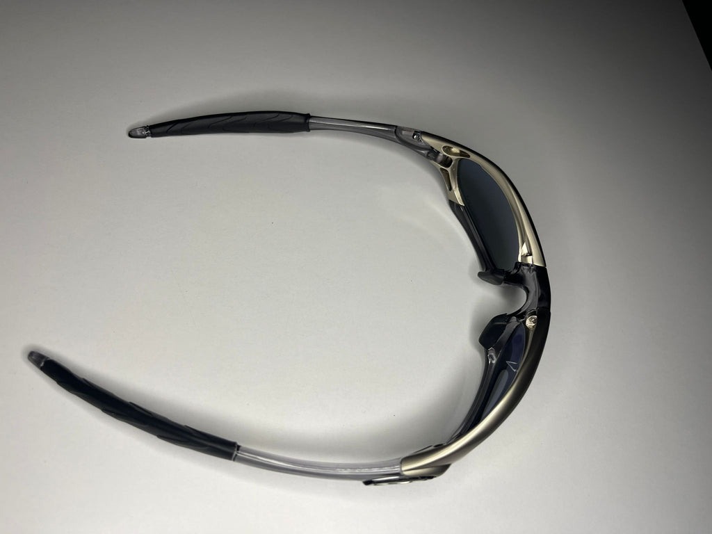 Vortex- Titanium Polished Black Frames- Metallic Yellow Pink Lenses- Polarized