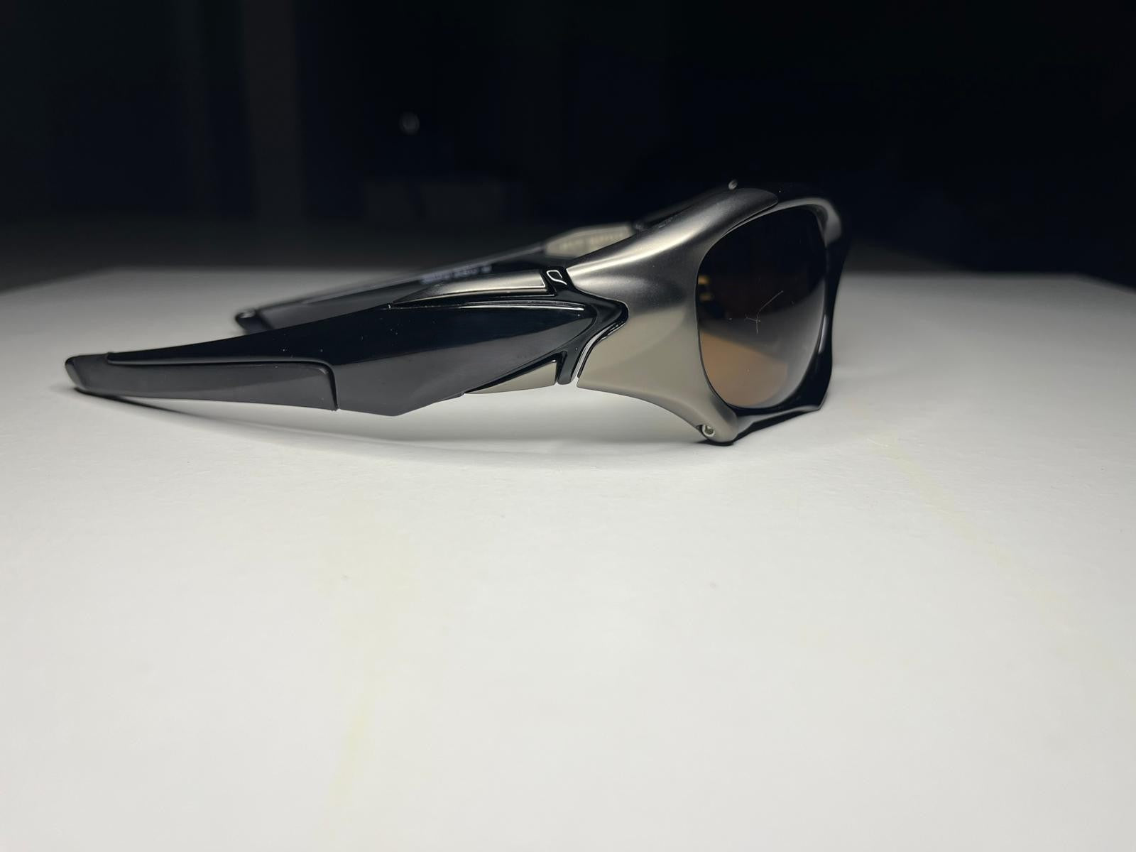 K9- Polished Black Gunmetal Frames- Matte Brown Lenses- Polarized