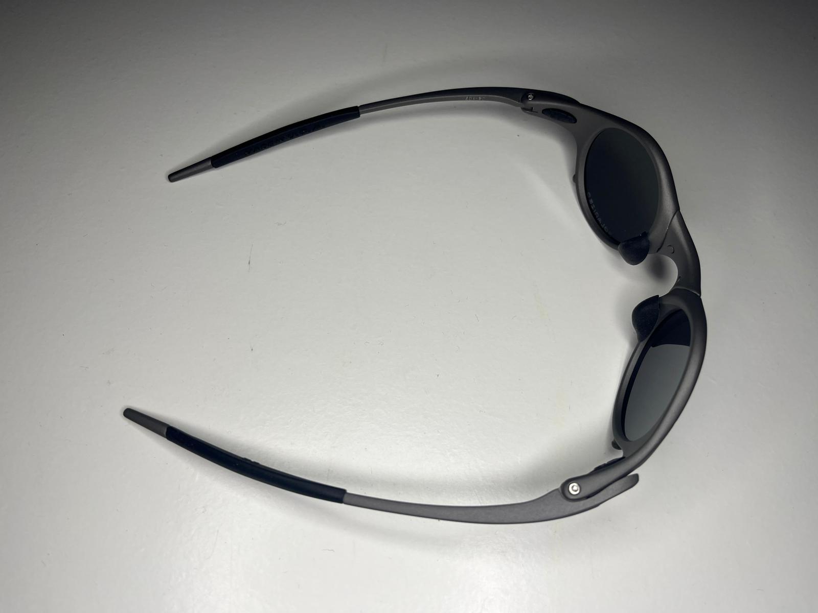 SteamPunk- Titanium Frames- Metallic Blue Lenses- Polarized