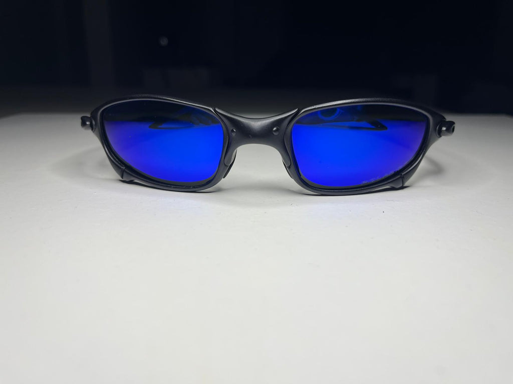 Resolute- Matte Black Frames- Metallic Blue Lenses- Polarized