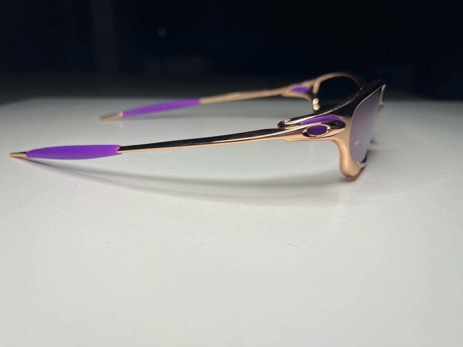 Resolute- Metallic Bronze Frames- Purple Rubbers- Metallic Purple Frames